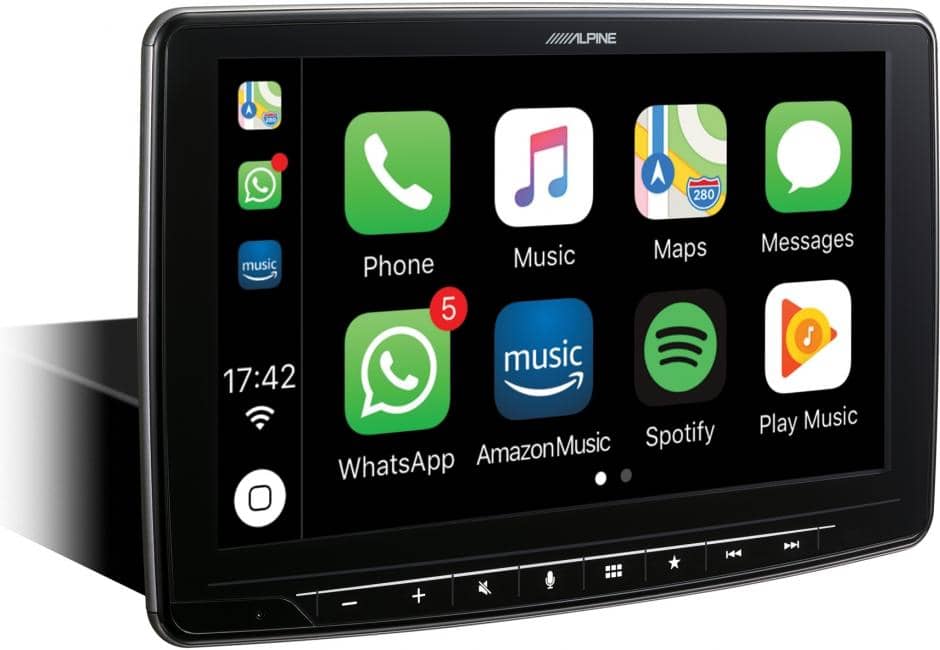 Alpine ILX-F903D 9" soitin 1DIN rungolla