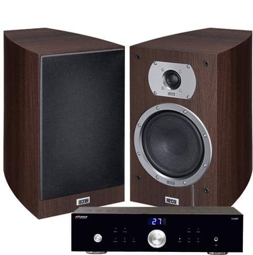 Heco Victa Prime 302 + Advance Acoustics X-i50BT stereopaketti, espresso