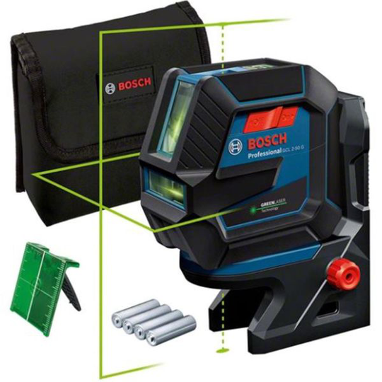 Bosch GCL 2-50/RM10 Yhdistelmälaser vihreä, paristoilla