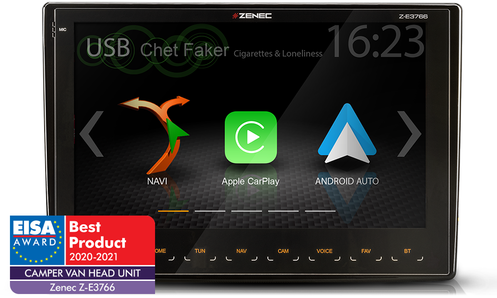 Zenec Z-E3766 multimediasoitin Fiat Ducatoon