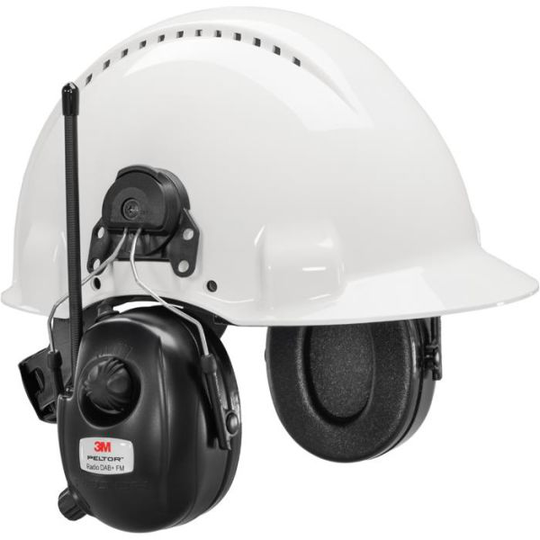 3M Peltor DAB+ FM Radio Kuulonsuojain sis. kypäräkiinnityksen