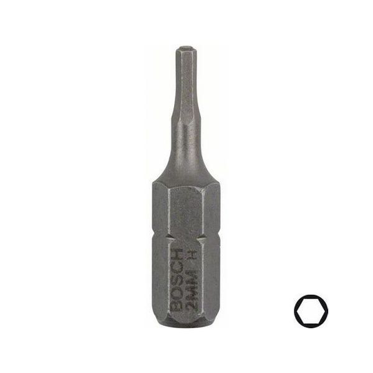 Bosch HEX Ruuvikärjet HEX2 3 kpl 25 mm