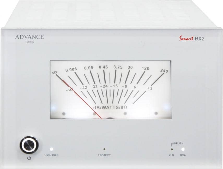 Advance Acoustics BX-2 päätevahvistin, valkoinen