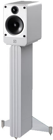 Q-Acoustics Concept 20 Stand kaiutinjalusta, Kiiltävä valkoinen, pari