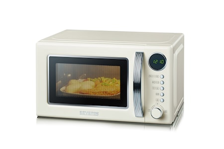 Mikroaaltouuni Retro 700W Norsunluunvalkoinen