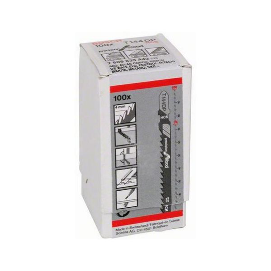 Bosch Precision for Wood Pistosahanterä 100mm, 100 kpl