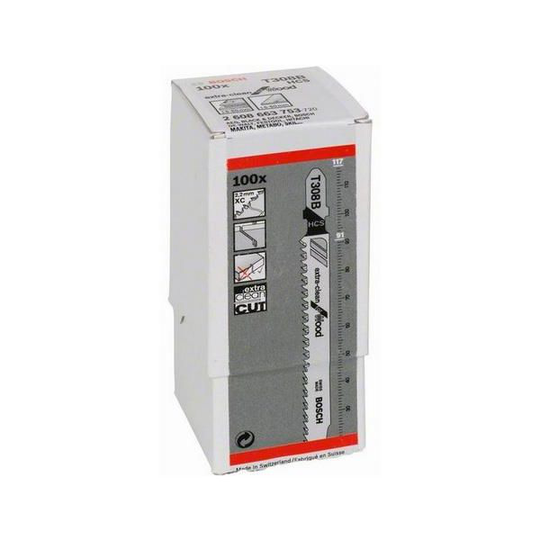 Bosch Extra-Clean for Wood Pistosahanterä 117mm, 100 kpl