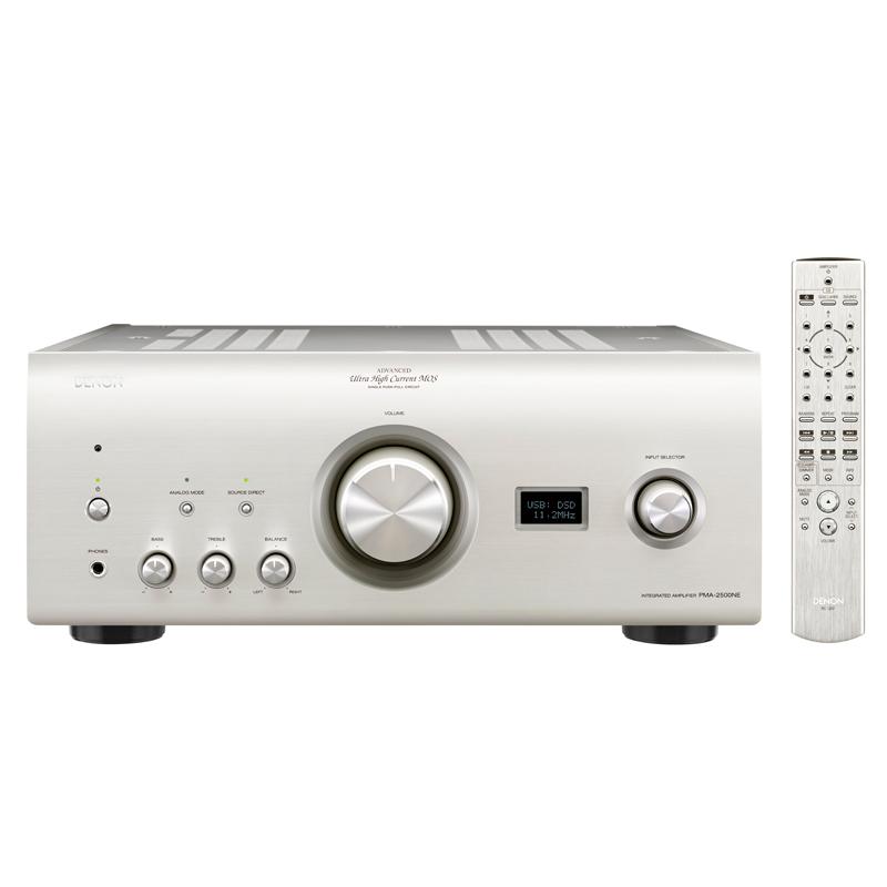 Denon PMA-2500NE stereovahvistin, hopea