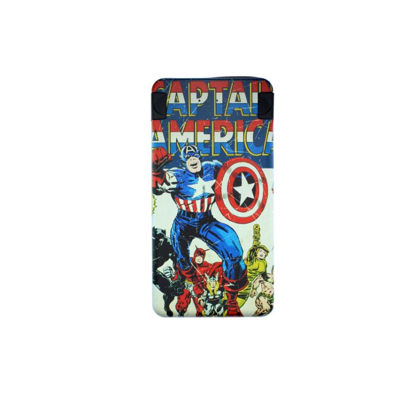 MARVEL Virtapankki 6000mAh Captain America
