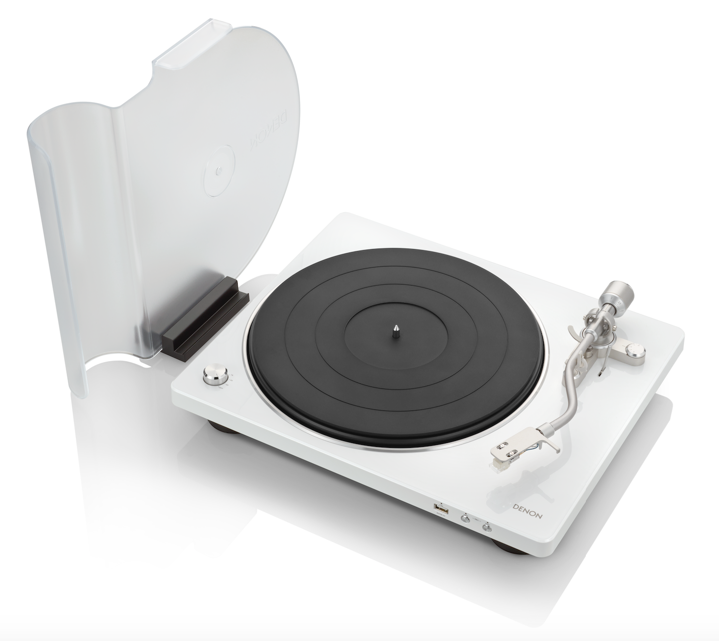 Denon DP-450USB levysoitin (valkoinen)
