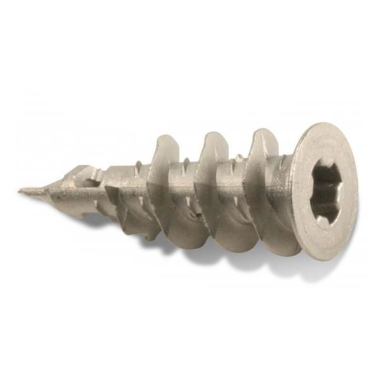 Heco 9601218 Kipsiankkuri TRZ, 6 x 38 mm, ruuveilla, 5-pakkaus