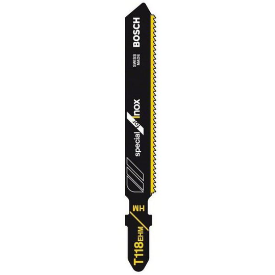 Bosch Special for Inox Pistosahanterä 3 kpl:n pakkaus 2-5 mm:n pellit