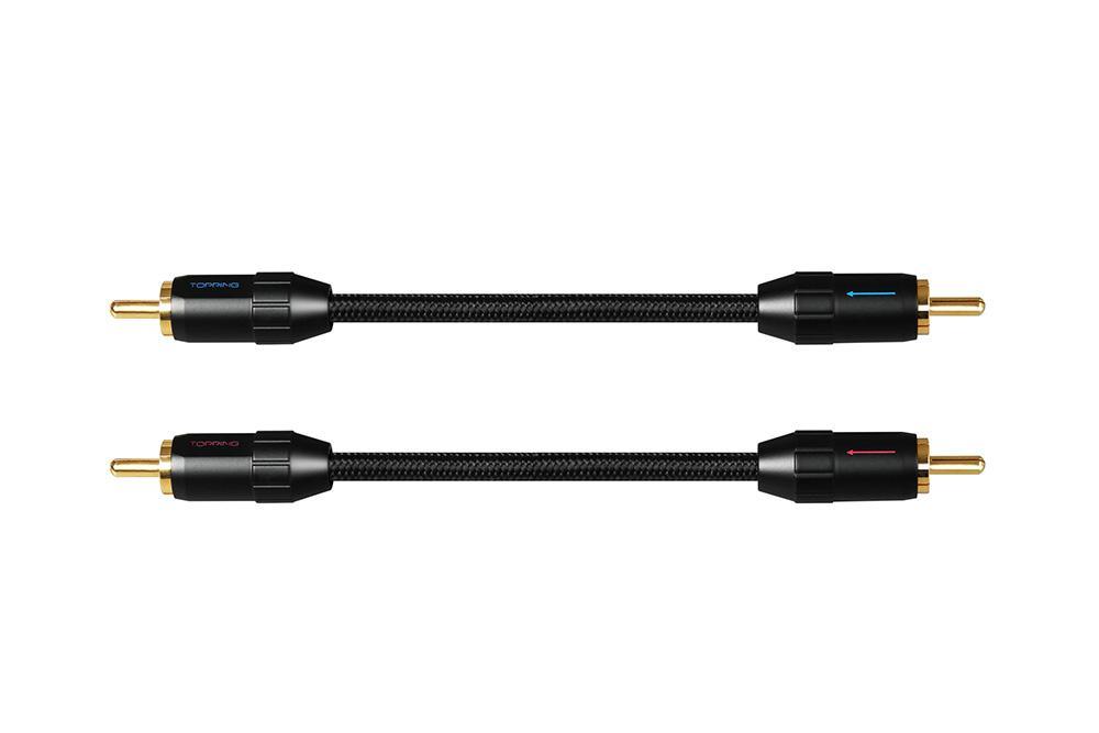RCA-kaapelit 10cm, Topping TCR2-10