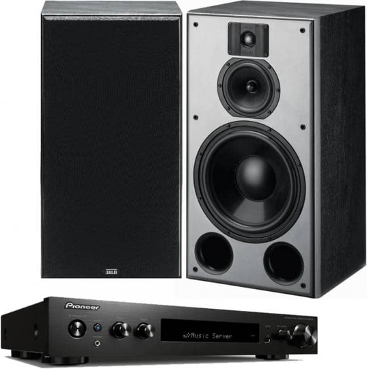 Indiana Line DJ 310 + Pioneer SX-S30DAB stereopaketti