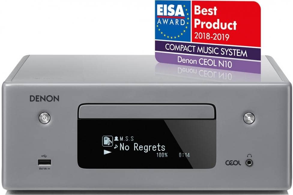 Denon CEOL RCD-N10 mikrosarja, harmaa