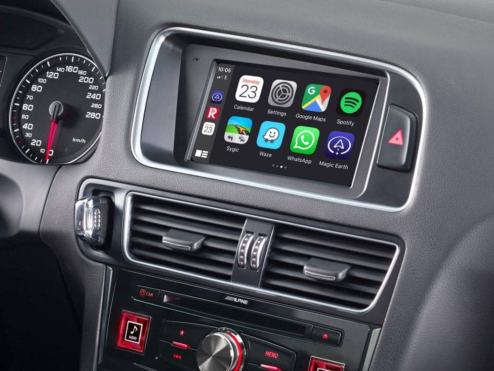 Alpine X703D-Q5, Audi Q5, soitin