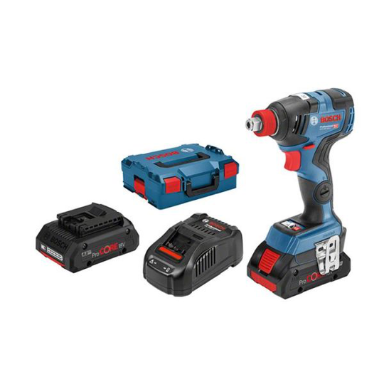 Bosch GDX 18V-200 C Mutterinväännin mukana laukku, akku ja laturi