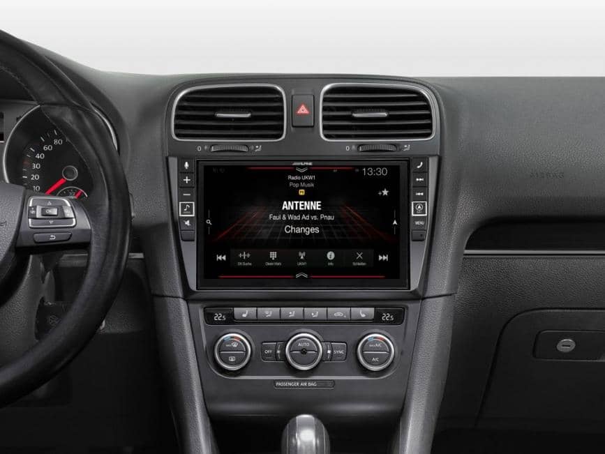 Alpine I902D-G6 2DIN soitin Volkswagen Golf