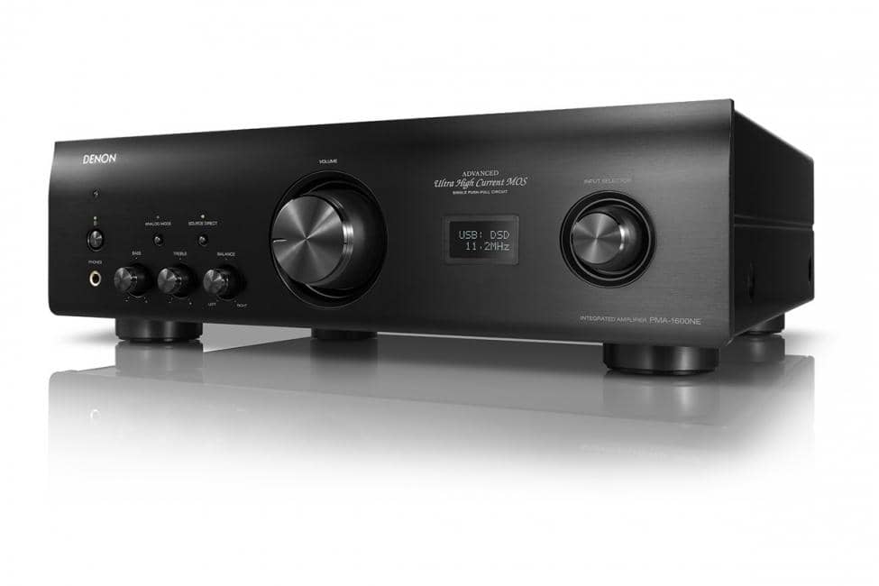 Denon PMA-1600NE stereovahvistin, musta