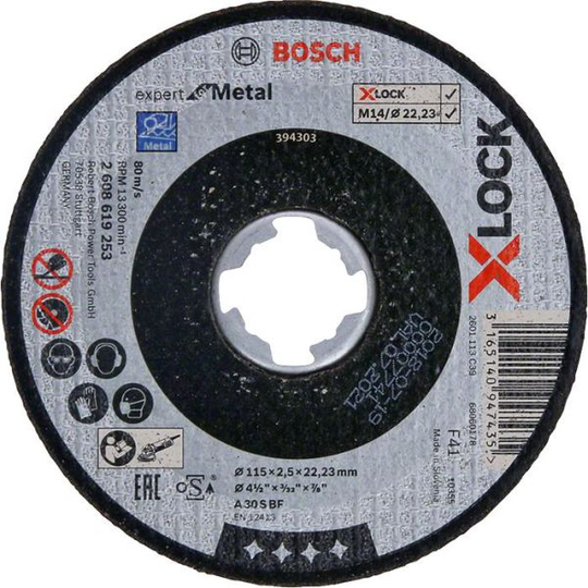 Bosch Expert for Metal Katkaisulaikka X-LOCK 115 × 2,5 × 22,23 mm