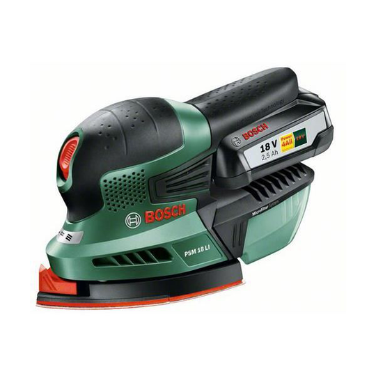 Bosch DIY PSM 18 LI Multihiomakone ilman akkua ja laturia