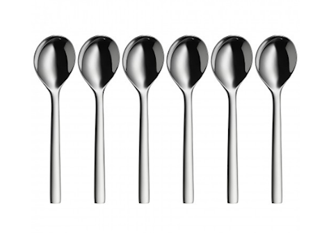 Nuova Keittolusikka kiillotettu teräs 17 cm 6-pack