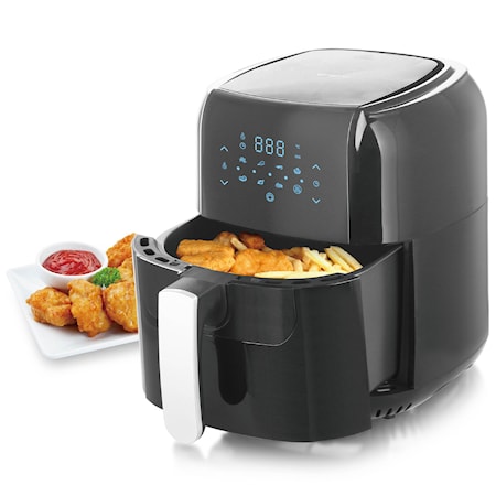 SmartFryer Touch Controll Kuumailmakeitin Black 5.5L