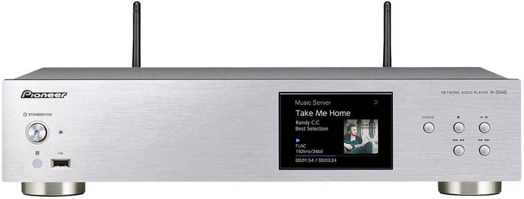 Pioneer N-30AE verkkosoitin, hopea