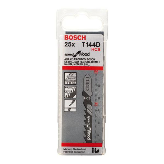 Bosch Speed for Wood Pistosahanterä 100mm, 25 kpl