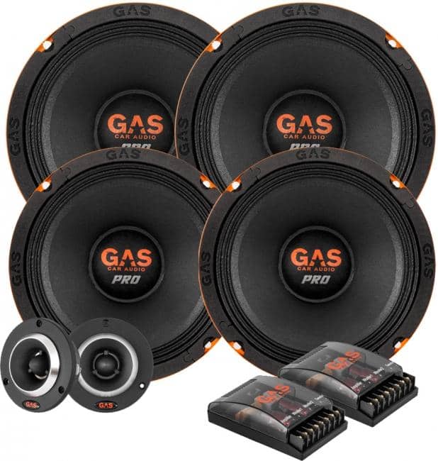 GAS SPL 646414 6.5" erillissarja tuplamideillä