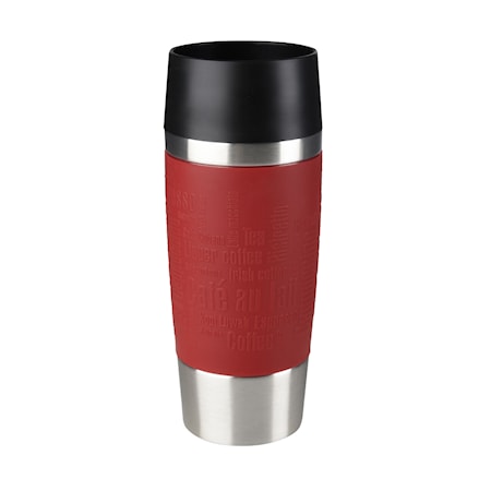 TRAVEL MUG 0.36L red sleeve