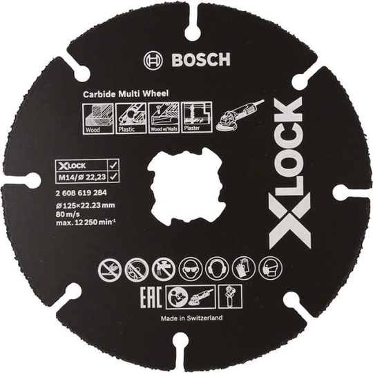 Bosch Carbide Multi Wheel Katkaisulaikka X-LOCK 115 × 1 × 22,23 mm