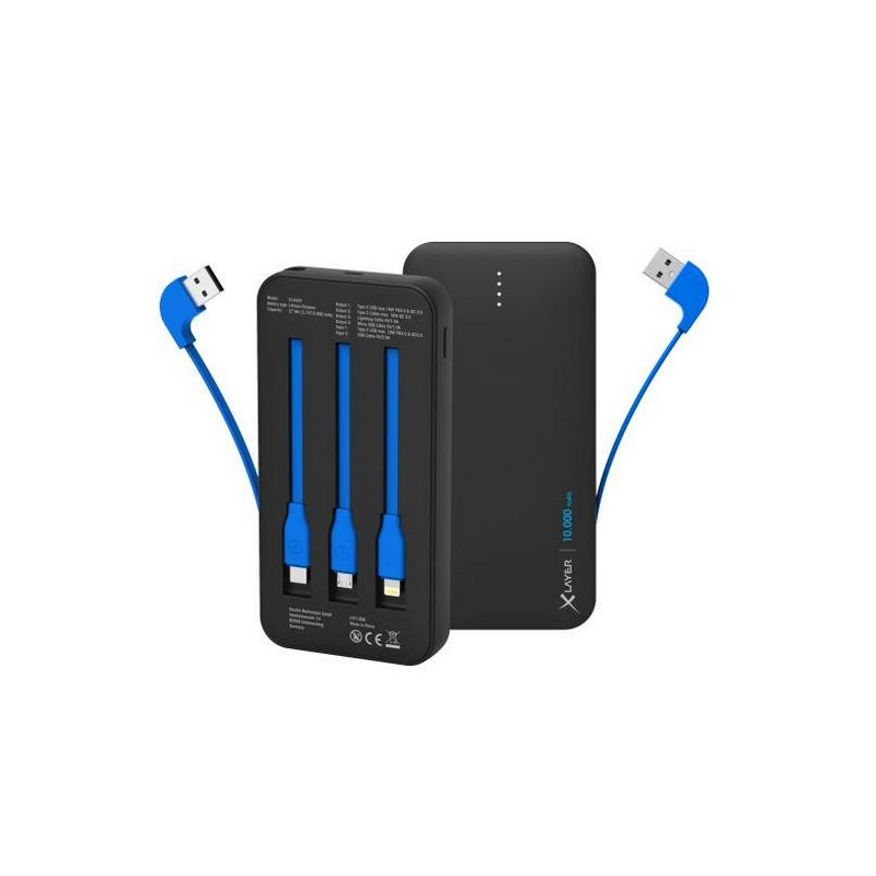 Xlayer powerbank plus all-in-one PD virtapankki 10 000mAh