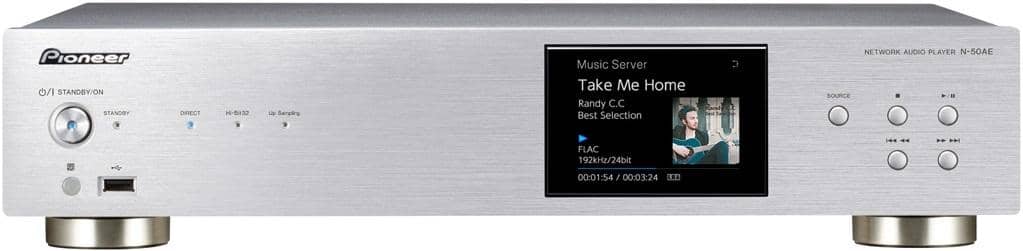 Pioneer N-50AE verkkosoitin, hopea