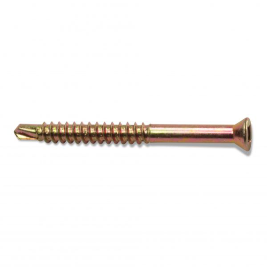 Heco 306039041514H Lattia-/Listaruuvi keltakromattu, 250-pakkaus 3,9 x 41 mm
