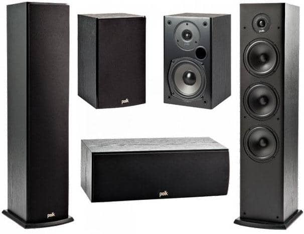 Polk Audio T-series 5.0 kaiutinsarja