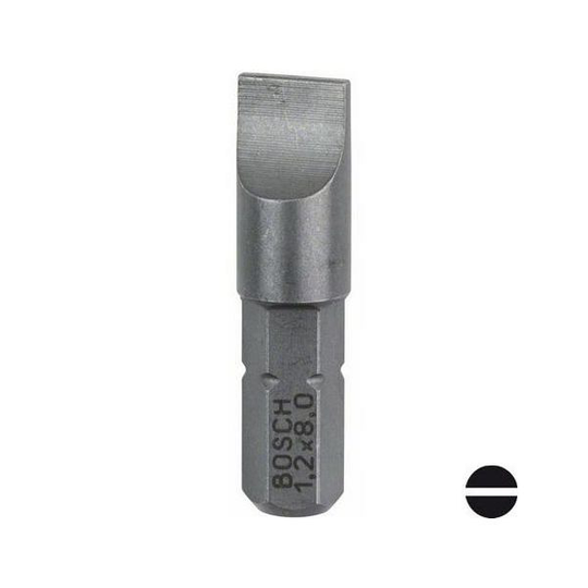 Bosch S Ruuvikärjet S1,2x8,0 3kpl 25mm