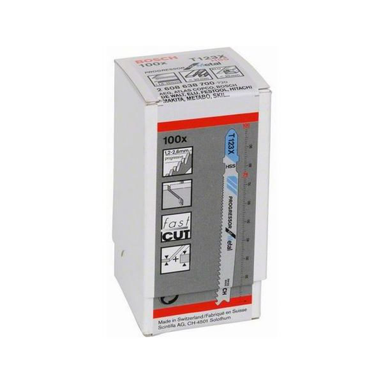 Bosch Progressor for Metal Pistosahanterä 100mm, 100 kpl