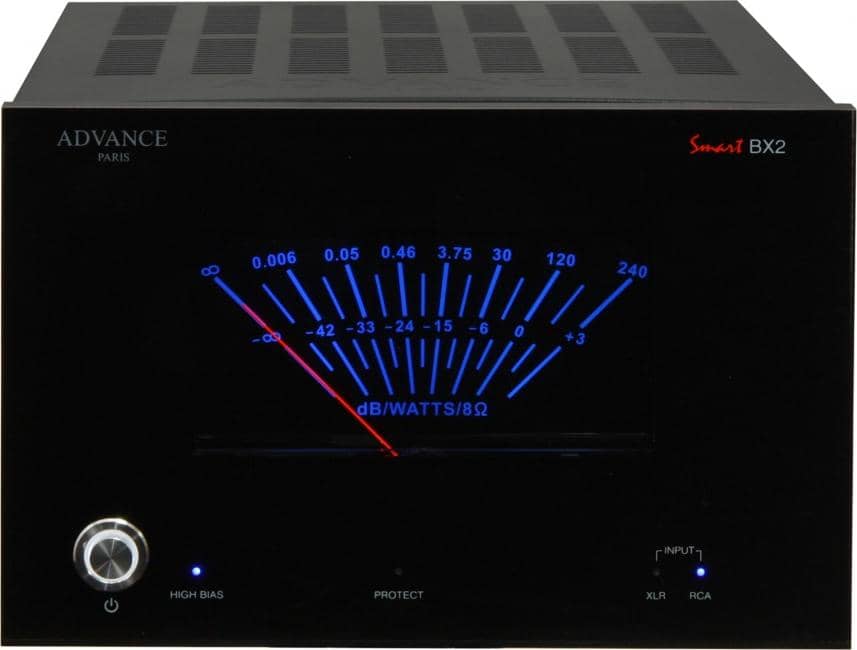 Advance Acoustics BX-2 päätevahvistin, musta