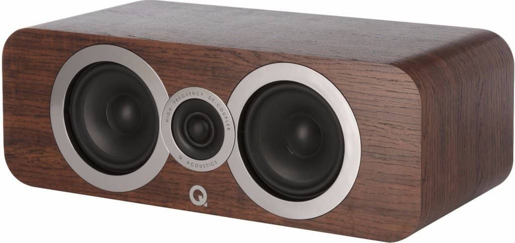 Q-Acoustics 3090Ci keskikaiutin, pähkinä, kpl