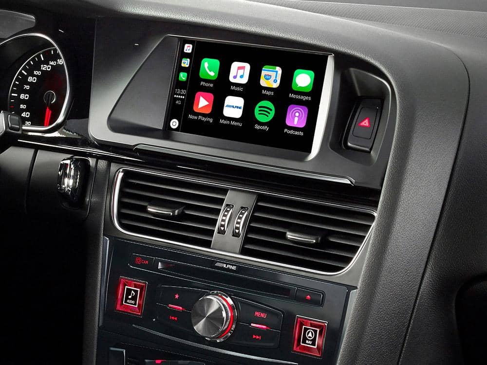 Alpine X703D-A4, Audi A4 soitin