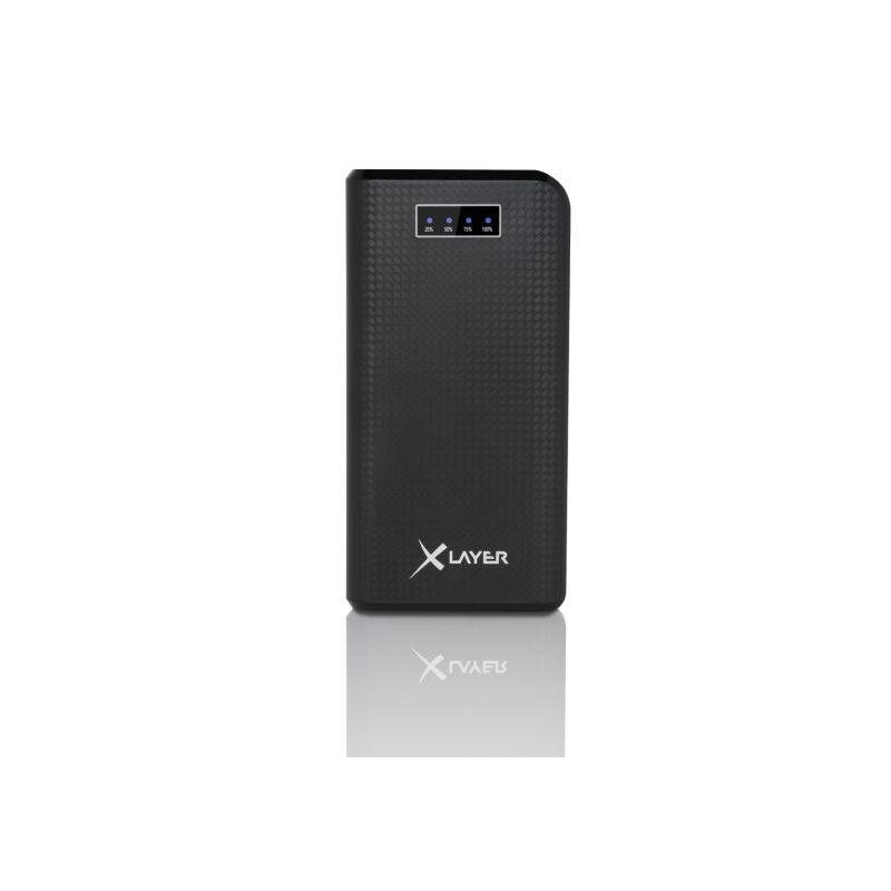 XLayer Powerbank Pure Carbon Black 15000 mAh virtapankki