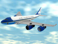 Air Force One Radio-ohjattava lentokone