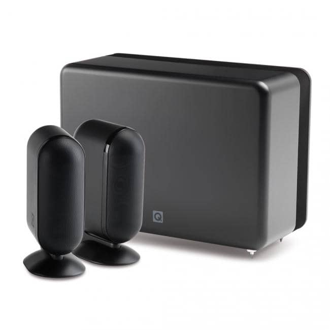 Q-Acoustics 7000KSi 2.1 kaiutinsarja, musta