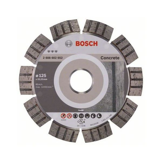 Bosch Best for Concrete Timanttikatkaisulaikka 125x22,23mm